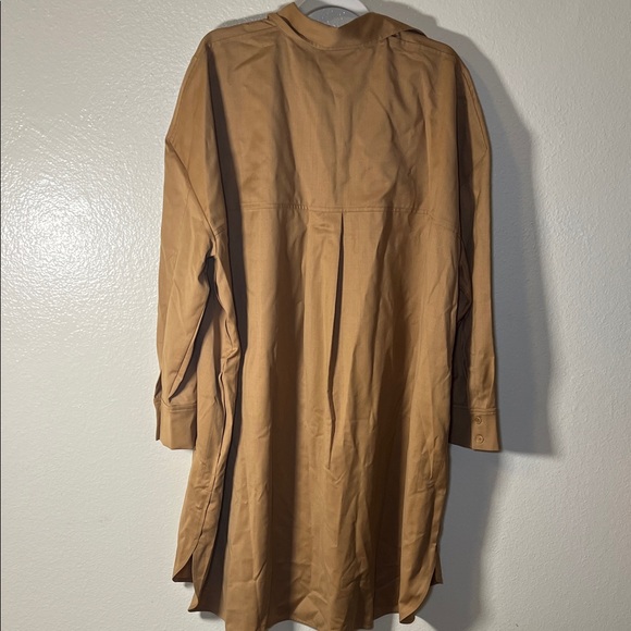 COS wool blend Women's Tan dress Jacket size L - Picture 5 of 14